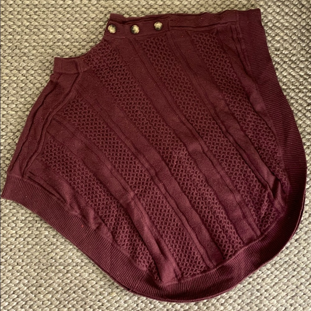 Talbots sweater poncho - great shape. Just found I wasn’t wearing it. 3/$33